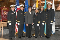 USPHS Color Guard with Dr. Yvette Roubideaux